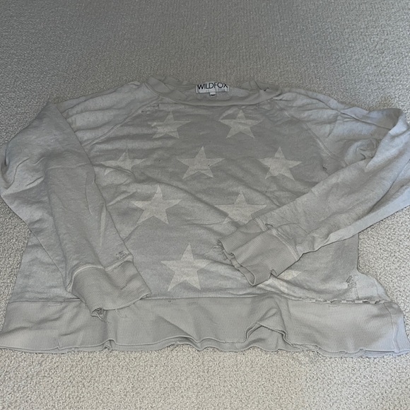 Distressed Wildfox Long Sleeve - Picture 2 of 5